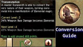 Titan Quest Ragnarok - Guide for Conversion Physical to Elemental Damage