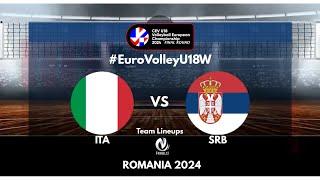 𝐋𝐈𝐕𝐄 | ITA  SRB | CEV U18W - Final Round