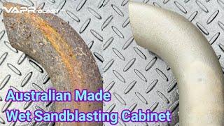 VAPR BLAST Cabinet Wet Sandblasting Australian Made | Wet Sandblasting Equipment | Quantum Blast