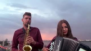 The Weeknd - Blinding Lights (Advanced Duo cover) (Saxophone and accordion)