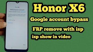 honor x6 vne-lx2 frp bypass | how to remove frp honor x6 | #honor x6 frp