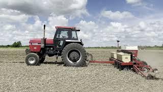 Planting soybeans in 2021 at Stroda Farms in Hope, Kansas