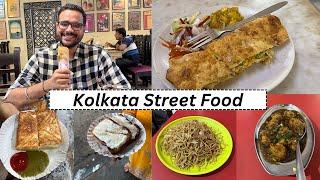 Kolkata Street Food [Part 4] | Mughlai Paratha, Chicken Kathi Roll, Malai Toast and More.