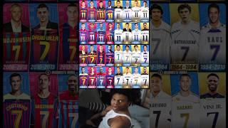 Fc Barcelona vs real madrid Jersey number 7, 11 comparison #barcelona #realmadrid #laligasantander