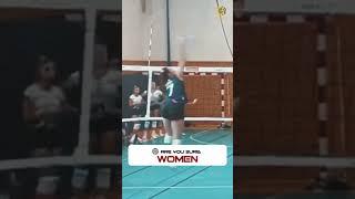Fake spike volleyball