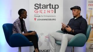 Stafford Masie (Thumbzup) at Startup Grind Johannesburg