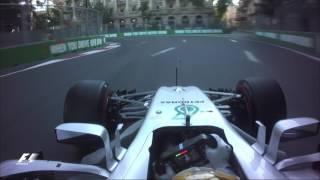 2017 Azerbaijan Grand Prix | Lewis Hamilton Onboard Pole Lap