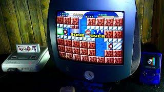 Mario & Wario (SFC) Philips 14PT3685  CRT TV livestream ️SNES mouse pt2