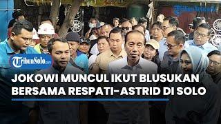 Dikabarkan Tak Ikut Kampanye, Jokowi Muncul Ikut Blusukan Bersama Respati-Astrid di Solo