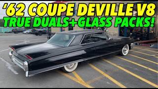 1962 Cadillac Coupe Deville V8 w/ True Duals & Glass Packs!