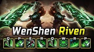Chinese " Wen Shen " Rank 1 Riven Montage - God Of Outplays