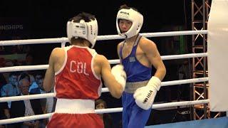 Finals YM51kg MUNEVAR MORENO JUSTIN (COL) vs BORANBEK BEXULTAN (KAZ) | IBA YWCHs Budva 2024