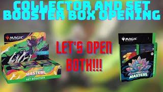 Let's Open Both!!!! - Commander Masters Collector and Set Booster Box Opening