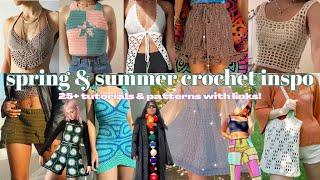 spring & summer crochet inspiration with links! #4  |25+  trendy crochet patterns |crochet ideas