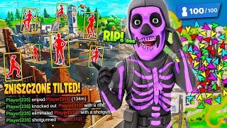 100 WIDZÓW na ZNISZCZONE TILTED TOWERS w Fortnite! (MASAKRA!)