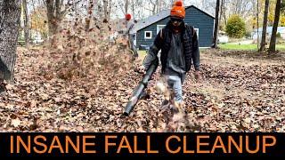 "Douglas Lawn Care's Fall Leaf Battle: Taking on Mother Nature's Autumn Chaos!"