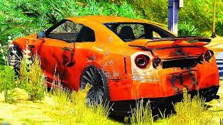 РЕАЛЬНАЯ ЖИЗНЬ В GTA 5 - ПОПАЛ В СТРАШНУЮ АВАРИЮ НА ТРАССЕ И ВЫЛЕТЕЛ С ГОРЫ! ГАРВИН