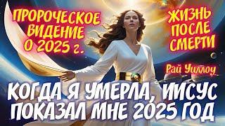 КОГДА Я УМЕРЛА, ИИСУС ПОКАЗАЛ МНЕ БУДУЩЕЕ в 2025 году. Рай Уиллоу