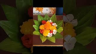 Flower decoration#flowers#flower decoration idea#marrygold flower decoration idea#marry gold flower