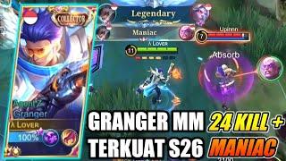 GRANGER HYPER CARRY, MM TERCEPAT FARMING !! LEVEL 15 DI MENIT 10 AUTO BANTAI2 - MOBILE LEGENDS