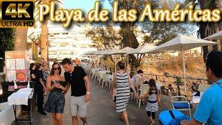 TENERIFE | Iberostar Bouganville Playa to Troya Hotel  [16/10/21 Las Americas] | Walking Tour [4K]