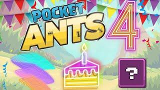 Pocket Ants l 4 ANNIVERSARY | Не делай как я!!! | Непобедимая сороконожка!