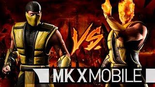  СКОРПИОН ПОРОЖДЕНИЕ АДА VS КЛАССИЧЕСКИЙ Mortal Kombat X Mobile