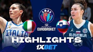 Italy  dominate Slovenia  at FIBA #EuroBasket Women 2025