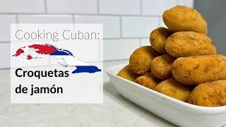 Cooking Cuban - Croquetas de jamón (Cuban-Style Ham Croquettes)