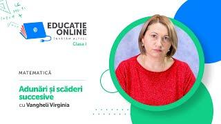 Matematică, Clasa I, Adunări și scăderi succesive