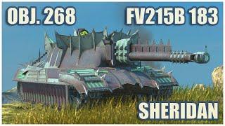 FV215b 183, Object 268 & Sheridan • WoT Blitz Gameplay