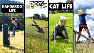 Jiemba Sands Best of Funny Videos Compilation NO.18 (Animal Impressions, Parkour with Emojis + More)