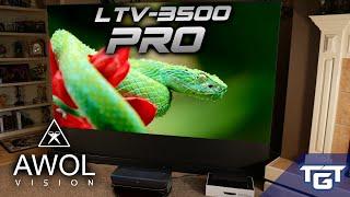 AWOL Vision LTV-3500 Pro 4K UST PROJECTOR + 120" SCREEN! | Can it BEAT a TV?