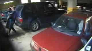 Parking Garage Couple Kissing Funny Comedy