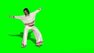 green screen pack girls chromakey dance walk shuffle №41