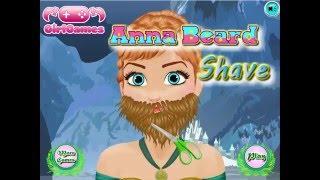 Frozen  Anna Beard shave