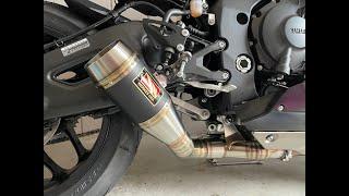 Werkes USA decat exhaust install on a 2021 Yamaha R1