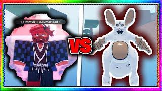 DEMON GATE SPIRIT 8 GATES VS KAGOKU RABBIT MODE | Shindo Life The Legendary Battle | Shindo Life