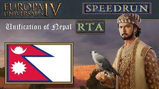 EU4 Form Nation Speedrun (RTA NS5) - Unification of Nepal, in 8 minutes, 12 seconds, as Gorkha