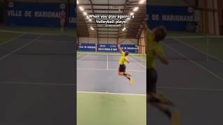 The Volleyball Tennis Serve   #tennis