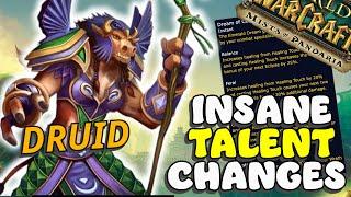 The Druid - How talents change in MoP Classic!