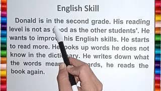 Belajar Membaca Teks Bahasa Inggris Tema English Skill dan Menterjemahkannya