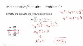 CE 452 Lecture 08: FE Exam Review, Mathematics (Recorded on 2020.10.21)