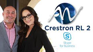 How to use Crestron RL 2 with Skype for Business in conference room setting.