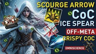 Who doesnt love a Crispy CoC Build?【Scourge Arrow CoC Ice Spear】shattering ur FPS! 3.25