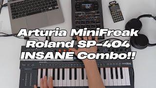 The Perfect Combo? // Beatmaking with the Arturia MiniFreak and the Roland SP-404