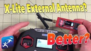 FrSky Taranis X-Lite External Antenna Bench Test vs the Taranis X9D SE