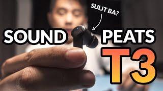  Soundpeats T3 Honest Review and Mic Test: What's new? (Tagalog/English)