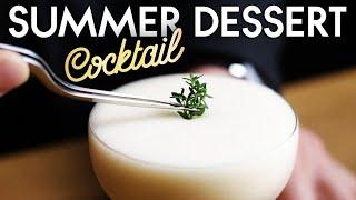 Cocktail With a Zero Waste Homemade Sorbet