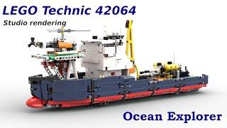 LEGO® Technic 42064 Ocean Explorer #bricklinkstudio rendering